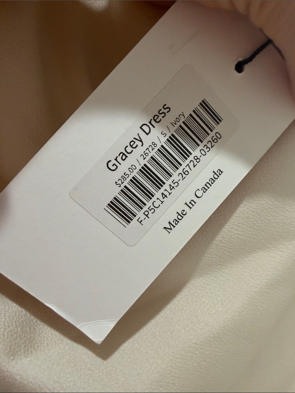 Park& Fifth Gracey Maxi Dress Ivory Halter Open Back Size Small NWT - Picture 9 of 15